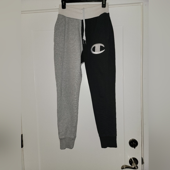 Champion black and gray sweatpants Size Small - Picture 2 of 5